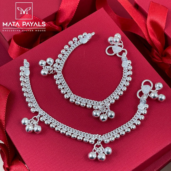 Simple Silver Anklet