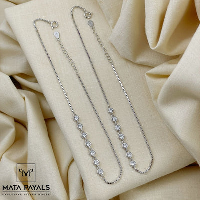 Charming Zircon Anklet