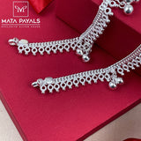 Unique Silver Baby Anklet