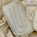 Plain Silver Baby Anklet