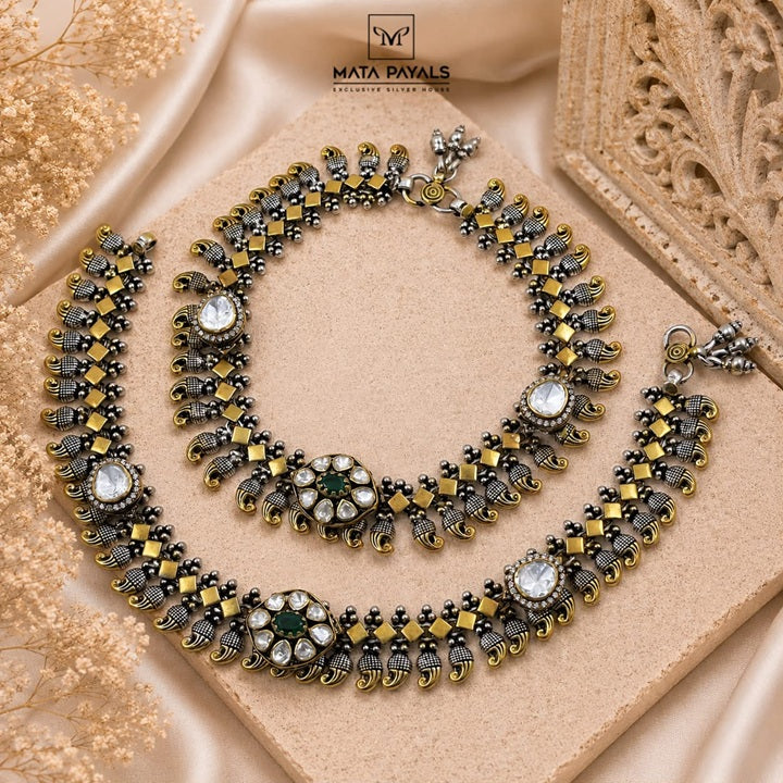 Radiant Moissanite Anklet