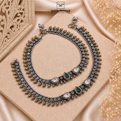 Vintage Moissanite Payal
