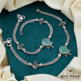 Beautiful Oxidised Anklet