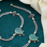 Beautiful Oxidised Anklet