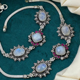 Precious Oxidised Anklet