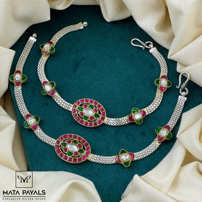 Traditional Dual Tone Anklet