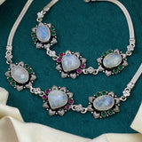 Gorgeous Cut Stone Anklet