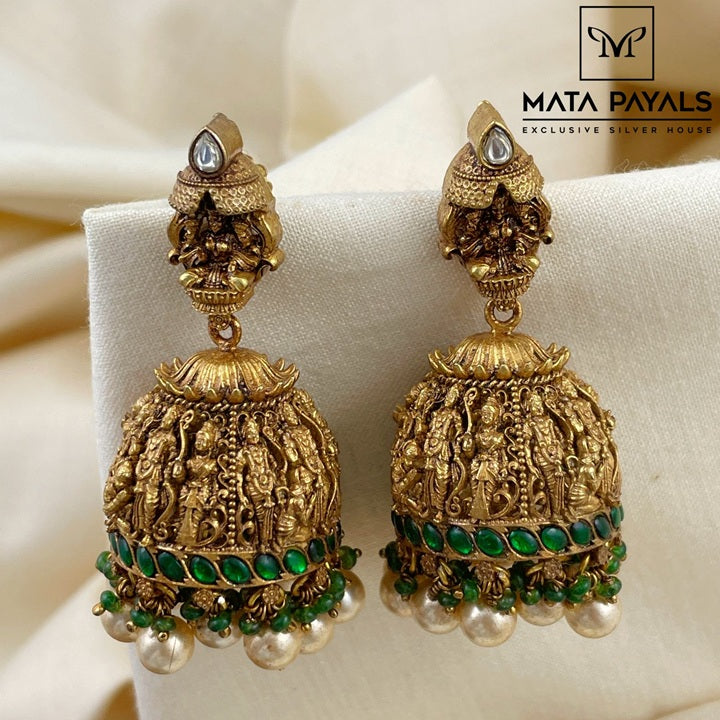 Luxurious Rama Sitha Jhumka
