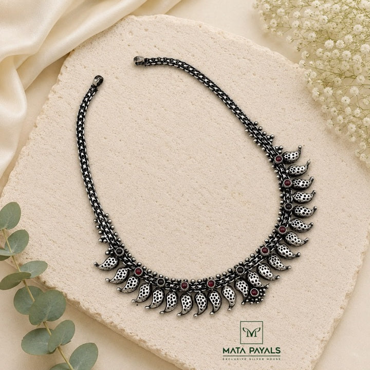 Simple Oxidised Necklace