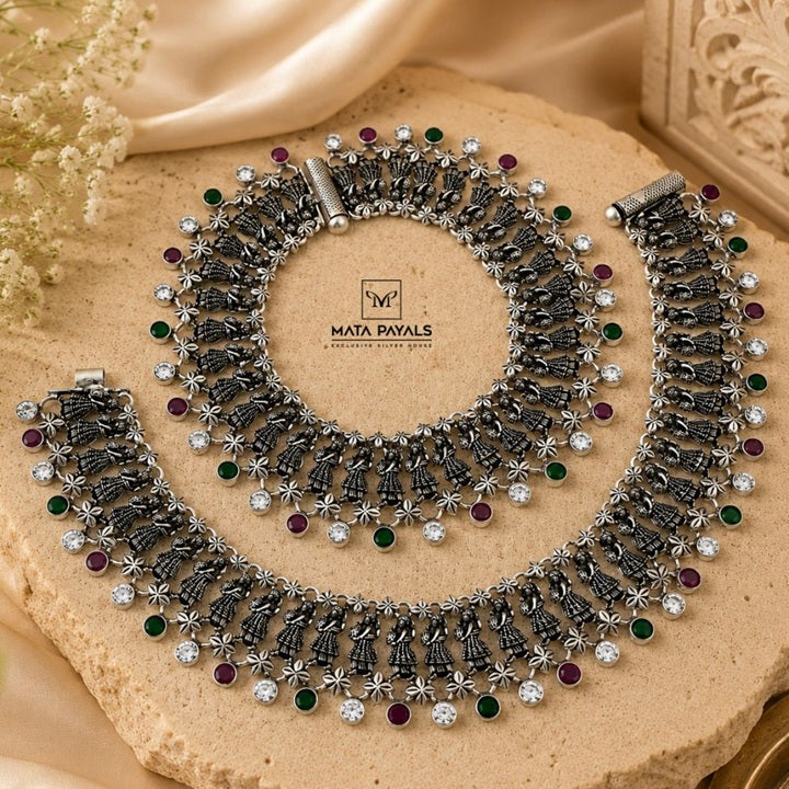 Luxurious Oxidised Payal