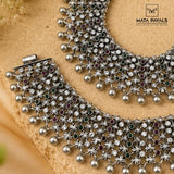 Bridal Heavy Cut Stone Anklet