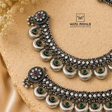 Well Designed Green Stone Payal