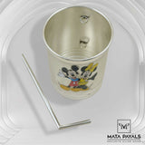 Cartoon Glass With Straw