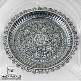 Oxidised Aarthi Plate
