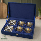 Exclusive Glass Teacup And Saucer Set