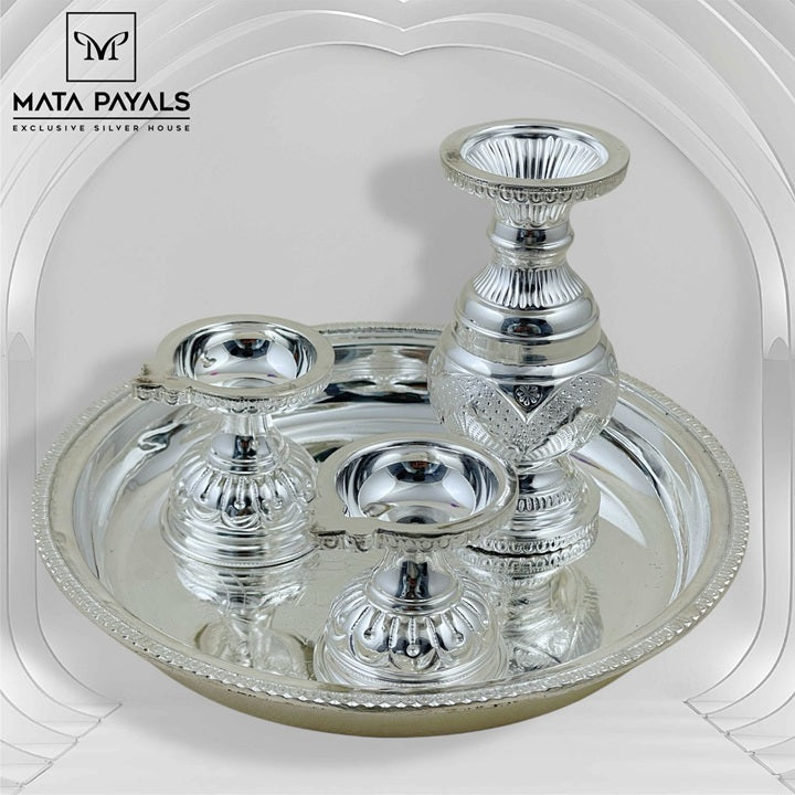 Silver Pooja Set