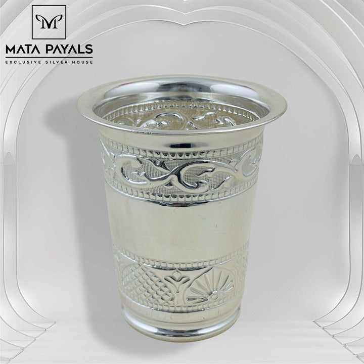 9.5 Cm Silver Glass