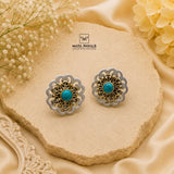 Turquoise Dual Tone Stud