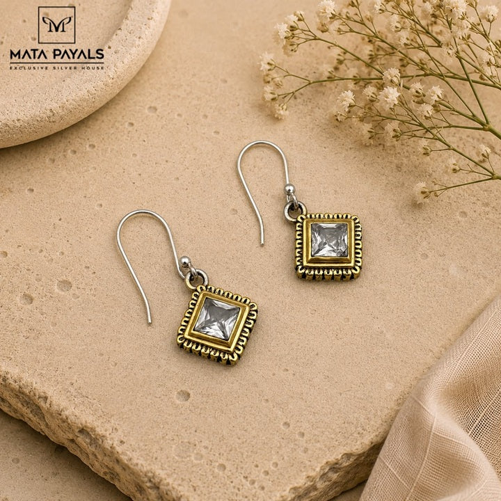 Small Dual Tone Tiny Hanging