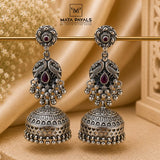 Mind-blowing Silver Jumka