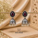 Unique Oxidised Jumka