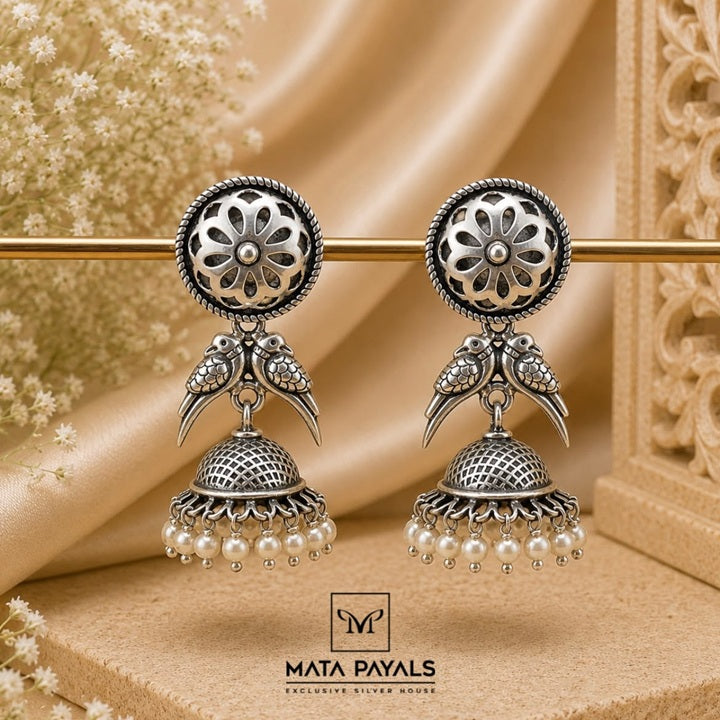 Impressive Oxidised Jumka