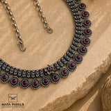 Heritage Dark Pink Necklace