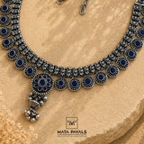 Minimalistic Navy Blue Necklace