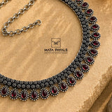 Classic Dark Pink Necklace
