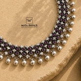 Streamlined Oxidised Necklace