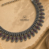 Eye Catching Oxidised Necklace