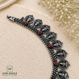 Sensational Coral Lakshmi Necklace