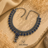 Minimalistic Navy Blue Necklace