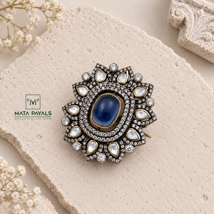 Ravishing Moissanite Brooch