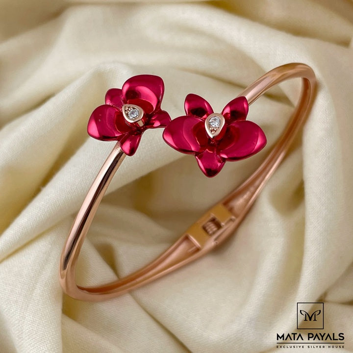 Bright Rose Gold Kada