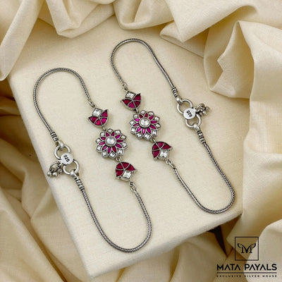 Ravishing Kundan Anklet