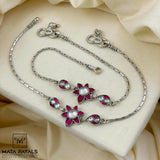 Simple Kundan Anklet