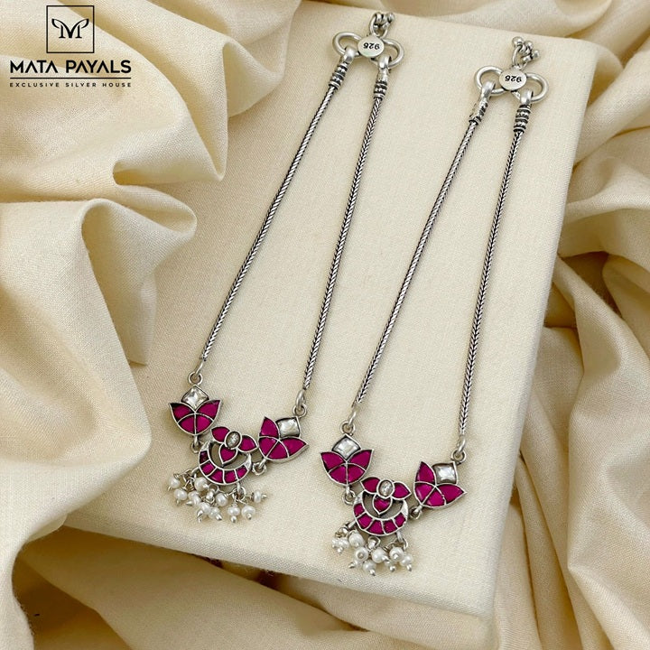 Fascinating Kundan Anklet