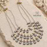 Gorgeous Silver Long Hara