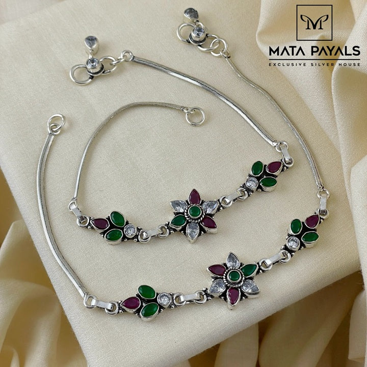 Exceptional Oxidised Anklet