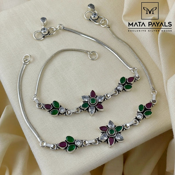Exceptional Oxidised Anklet