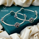 Elegant Cut Stone Bangle