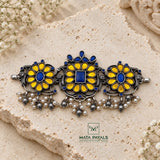 Statement Oxidised Kundan Choker