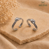 Cute Rhodium Toe Ring