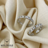 Classy Rhodium Toe Ring