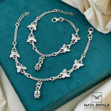 Oxidised Baby Anklet
