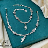 Oxidised Fish Anklet
