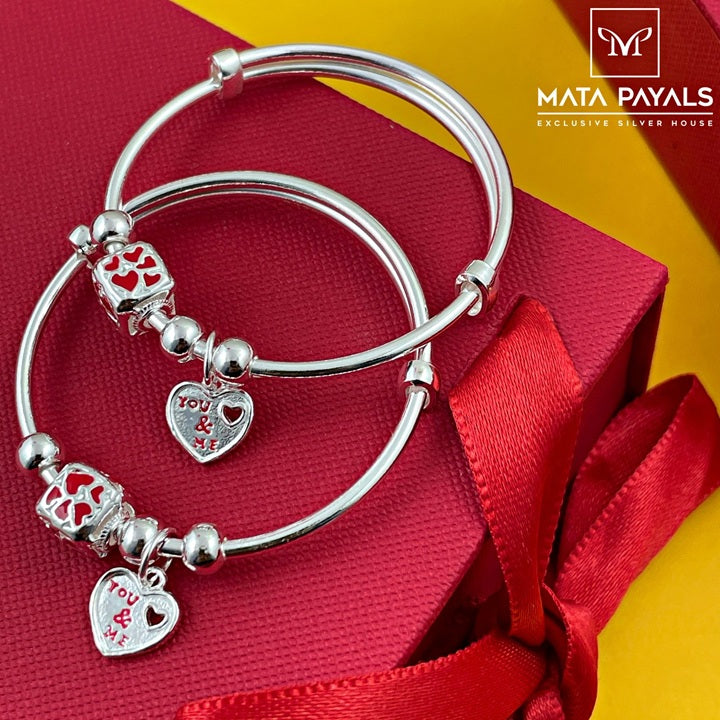 Mesmeric Silver Baby Kadli