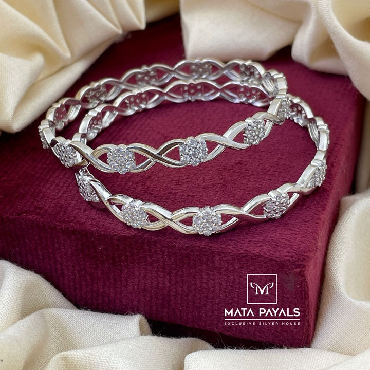 Shiny Zircon Bangle