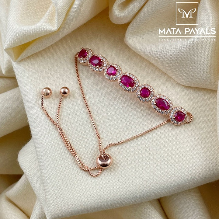 Pinkish Rose Gold Bracelet